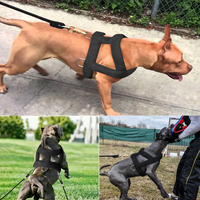 Szelki do ciągnięcia psa miękka wyściólka psy szelki Pitbull duże duże psy uprząż treningowa produkty dla zwierząt domowych 5